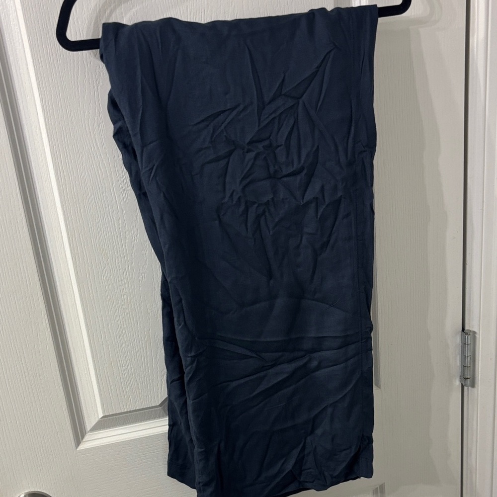 Hollister Navy Adjustable Rise Beach Viscose Pants NWT XL - Picture 2 of 7